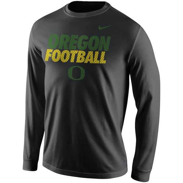 Oregon Ducks Nike Legend Performance Long Sleeve WEM T-Shirt - Black,We sell and wholesale Oregon Ducks Nike Legend Performance Long Sleeve WEM T-Shirt - Black on line form chian!